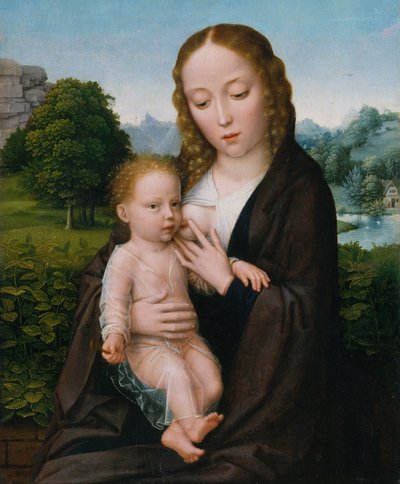 Virgen y niño, ca. 1520 de Simon Bening