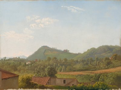 Vista cerca de Nápoles de Simon Denis