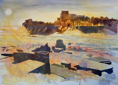 Tormenta de arena, 2007 (técnica mixta) de Simon Fletcher