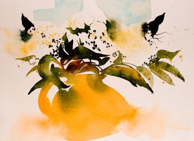 Jarra amarilla, 2016 (acuarela) de Simon Fletcher