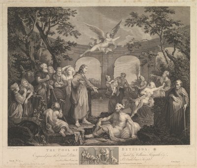 El Estanque de Betesda San Juan, Capítulo 5, 24 de febrero de 1772 de Simon Francois Ravenet