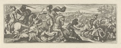 Veldslag Caballería (título de la serie) Faecvnda lo que es la amada de Febo y la agradecida Florentia a los hombres de agudo genio, bastante lo demuestran las pvgnas, enthea por la fuerza de los senos que talló Mercurio al aguerrido cliente (título de la  de Simon Frisius
