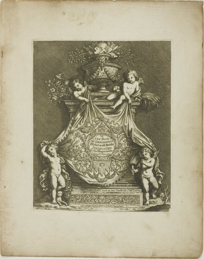 Placa uno, de Un nuevo libro de adornos de Simon Gribelin II