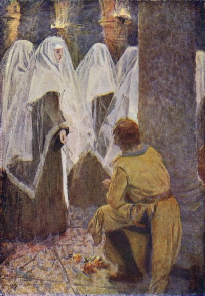 Ilustración para El Talismán de Sir Walter Scott de Simon Harmon (after) Vedder