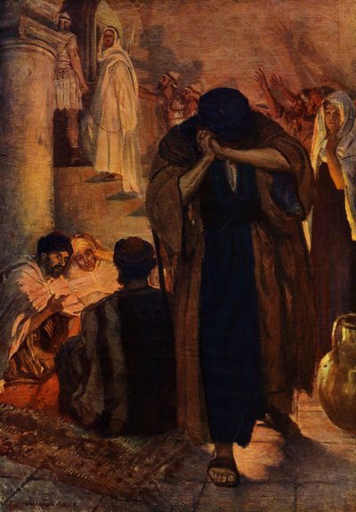 La negación de San Pedro de Simon Harmon (after) Vedder