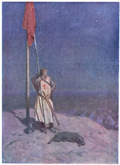 Toda la naturaleza a su alrededor dormía en calma a la luz de la luna o en profunda sombra de Simon Harmon Vedder