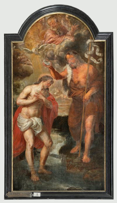 Iglesia parroquial (Sint-Walburgakerk). Pintura, tríptico. Simon De Pape (?). Redención de los esclavos cristianos al turco. de Simon II de Pape
