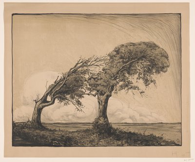 Paisaje con dos árboles
Árboles viejos (título original) de Simon Moulijn
