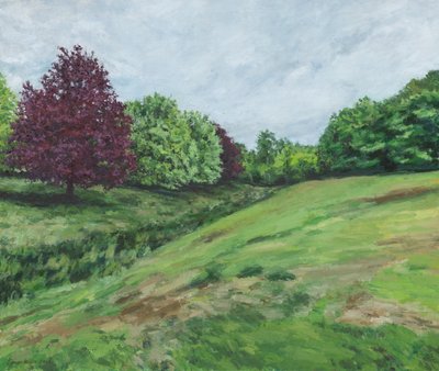 Richmond Park, 2018 (óleo sobre lienzo) de Simon Neville