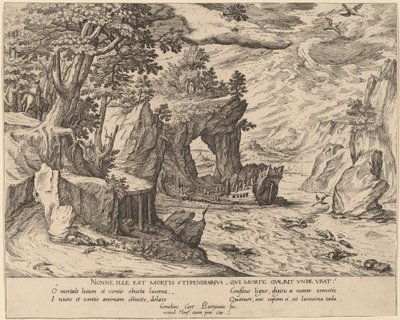 Después del naufragio de Simon Novellanus after Cornelis Cort