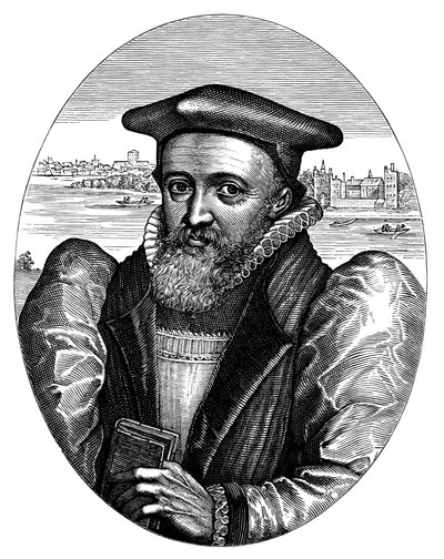 George Abbott 1562-1633, clérigo inglés y arzobispo de Canterbury, siglo XVII de Simon Pass