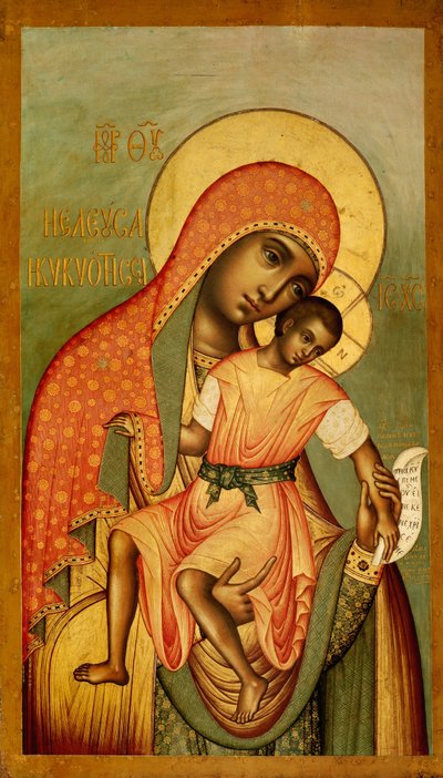 Madre de Dios Eleusa de Kikkos de Simon Ushakov