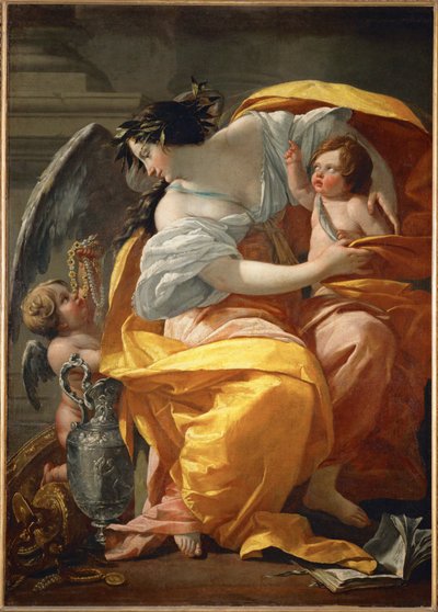 Allegorie de la Richesse - Alegoría de la Riqueza ... de Simon Vouet