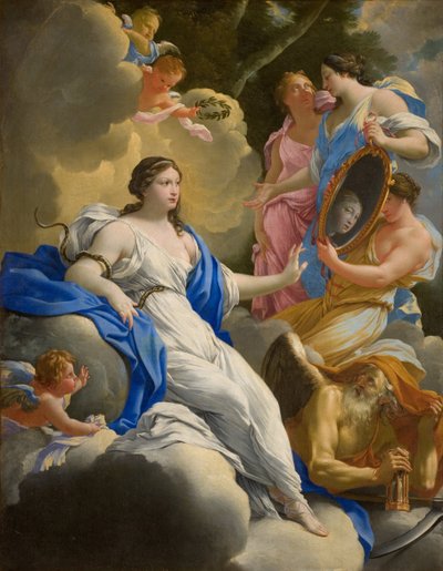 Alegoría de la prudencia, 1645 de Simon Vouet