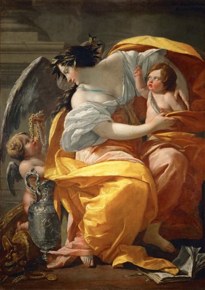 Alegoría de la riqueza de Simon Vouet