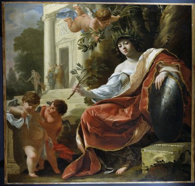 Una Alegoría de la Paz de Simon Vouet