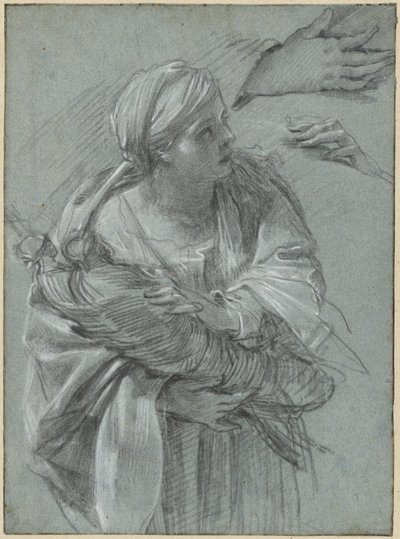 Creusa Llevando los Dioses de Troya de Simon Vouet