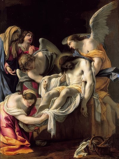 El entierro de Cristo de Simon Vouet