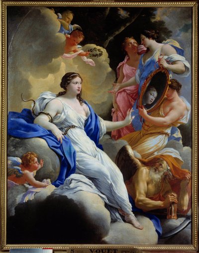 La Prudencia, el Amor y las Gracias de Simon Vouet