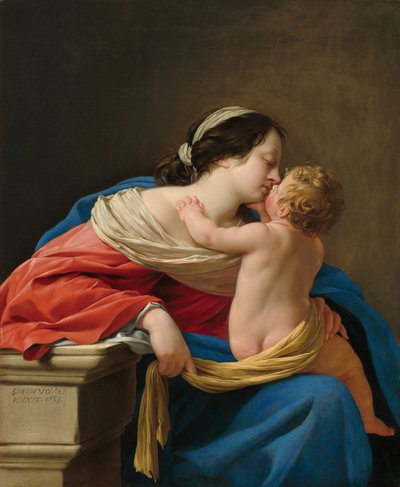 Madonna y Niño de Simon Vouet