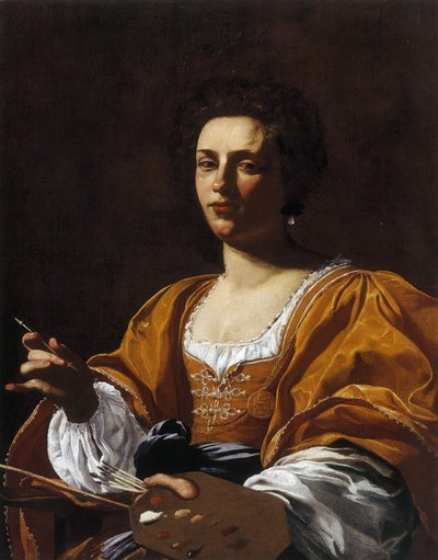 Retrato de Artemisia Gentileschi, 1623-1626 de Simon Vouet