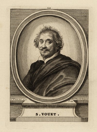 Retrato de Simon Vouet de Simon Vouet