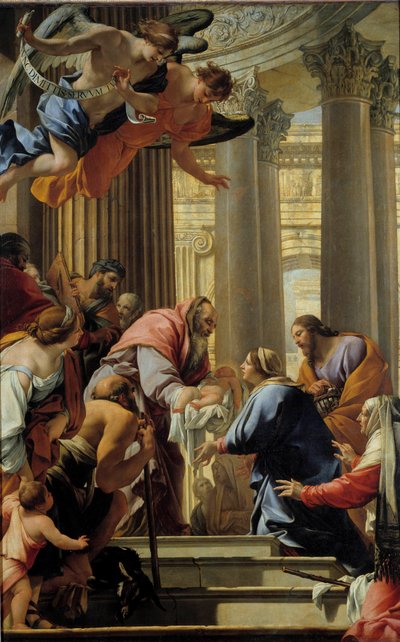 Presentación en el Templo de Simon Vouet