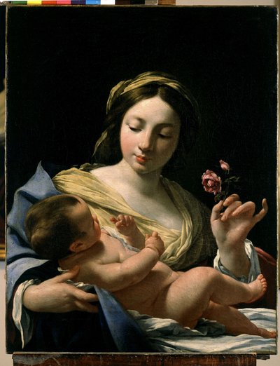 La Virgen y el Niño Jesús de Simon Vouet