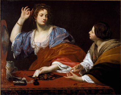 Las hermanas Marta y María de Betania de Simon Vouet