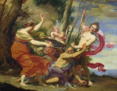 El tiempo vencido por la juventud y la belleza de Simon Vouet