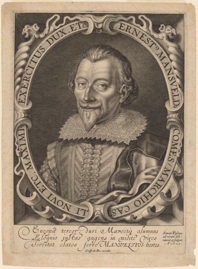 Conde Ernesto Mansfeld de Simon de Passe