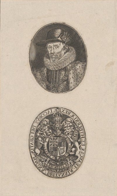 James I, Rey de Inglaterra, ca. 1616 de Simon de Passe