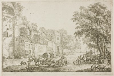 Ciudad mercado de Simon de Vlieger
