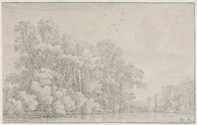 River Landscape de Simon de Vlieger