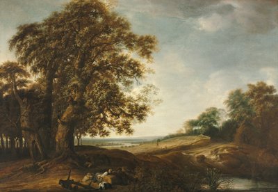Sleeping Peasants near Fields (Parable of the Weeds) de Simon de Vlieger