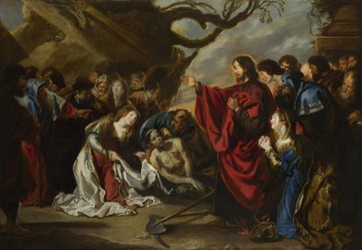 La resurrección de Lázaro de Simon de Vos