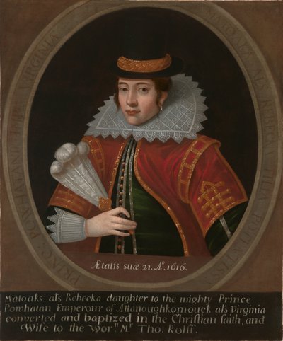 Pocahontas de Simon van de Passe