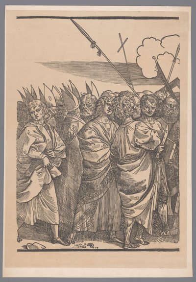 Reproducción de la tercera parte de la serie impresa De Triomf van Christus según Joos Lambrecht de Simonau and Toovey