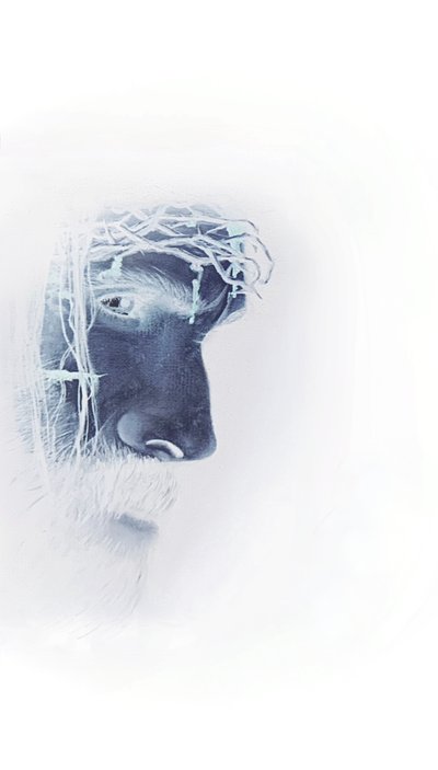 Jesús con corona de espinas de Simone Amon