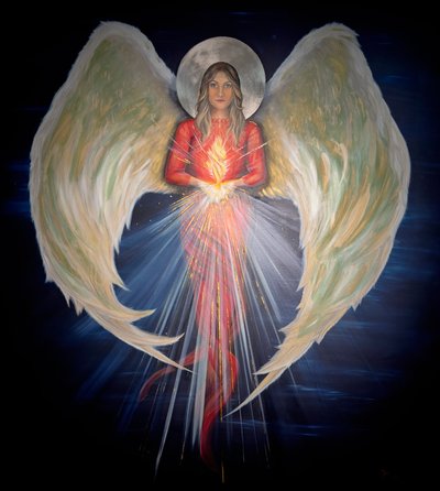 ángel de luz de Simone Amon