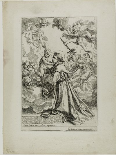 San Antonio de Padua de Simone Cantarini