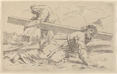 El Transporte de la Cruz de Simone Cantarini
