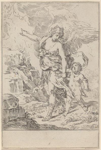 El Ángel Guardián de Simone Cantarini