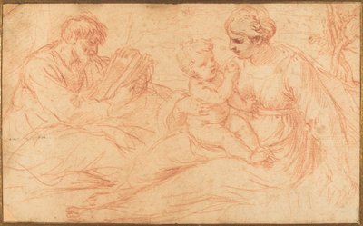 Die Heilige Familie de Simone Cantarini