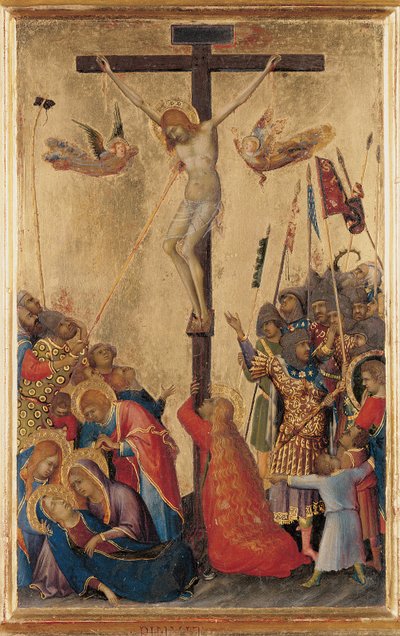 Calvario, del Políptico Orsini (temple sobre tabla) (véase también 471172-4) de Simone Martini