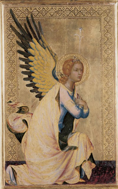 Gabriel, del Políptico Orsini (temple sobre tabla) (véase también 471173-5) de Simone Martini