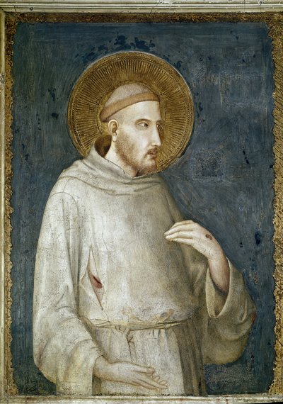 San Francisco de Asís, (detalle) de Simone Martini