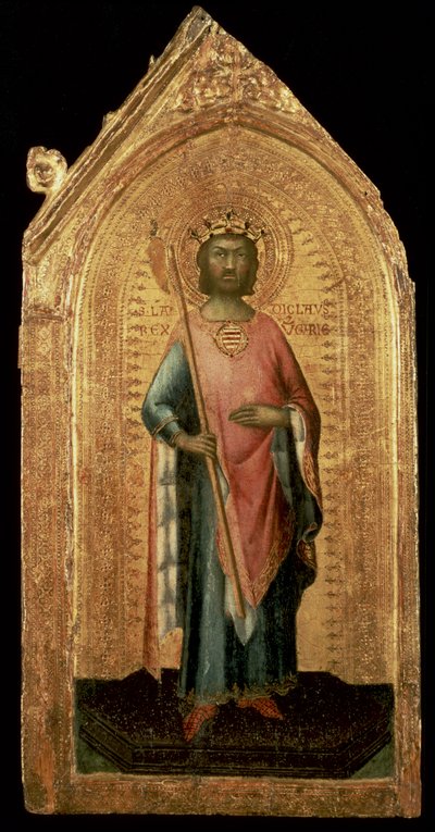 San Ladislao de Hungría de Simone Martini