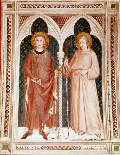 San Luis IX y San Luis de Anjou (Toulouse) de Simone Martini