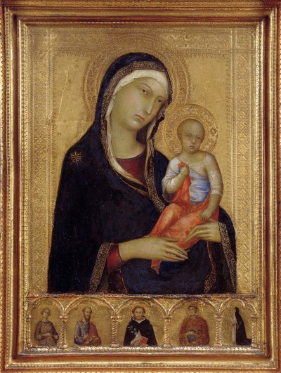 Virgen y Niño, c. 1324-1325 de Simone Martini di